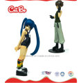 Long Hair Plastic Figure Toy (CB-PF008-Y)